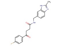 4-(4-fluorophenyl)-N-[(2-methyl-1H-benzimidazol-6-yl)methyl]-4-oxobutanamide