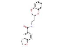 N-[2-(2,3-dihydro-1,4-benzodioxin-2-yl)ethyl]-2,3-dihydro-1-benzofuran-5-carboxamide