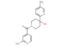 1-(2-aminoisonicotinoyl)-4-(5-methylpyridin-2-yl)piperidin-4-ol