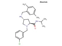 (4R)-1-(3-chlorobenzyl)-4-[(2,5-dimethylbenzyl)amino]-N-isopropyl-L-prolinamide