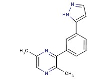 2,5-dimethyl-3-[3-(1H-pyrazol-5-yl)phenyl]pyrazine