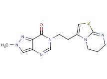 6-[2-(6,7-dihydro-5H-[1,3]thiazolo[3,2-a]pyrimidin-3-yl)ethyl]-2-methyl-2,6-dihydro-7H-pyrazolo[4,3-d]pyrimidin-7-one