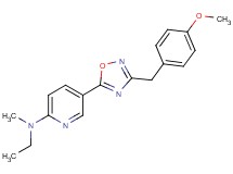 N-ethyl-5-[3-(4-methoxybenzyl)-1,2,4-oxadiazol-5-yl]-N-methyl-2-pyridinamine