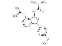 N'-[4-isopropoxy-1-(4-methoxyphenyl)-1H-indazol-3-yl]-N,N-dimethylurea