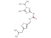 N-[(3-isobutylisoxazol-5-yl)methyl]-N'-(1-isopropyl-5-methyl-1H-1,2,4-triazol-3-yl)urea