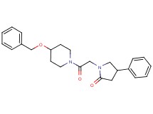 1-{2-[4-(benzyloxy)-1-piperidinyl]-2-oxoethyl}-4-phenyl-2-pyrrolidinone