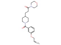 4-(3-{1-[3-(allyloxy)benzoyl]-4-piperidinyl}propanoyl)morpholine