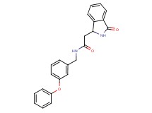 2-(3-oxo-2,3-dihydro-1H-isoindol-1-yl)-N-(3-phenoxybenzyl)acetamide