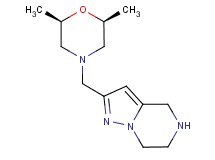 2-{[rel-(2R,6S)-2,6-dimethyl-4-morpholinyl]methyl}-4,5,6,7-tetrahydropyrazolo[1,5-a]pyrazine dihydrochloride