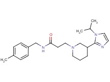3-[3-(1-isopropyl-1H-imidazol-2-yl)-1-piperidinyl]-N-(4-methylbenzyl)propanamide