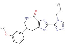 7-(3-methoxyphenyl)-2-(4-propyl-4H-1,2,4-triazol-3-yl)-5,6,7,8-tetrahydroimidazo[4,5-c]azepin-4(1H)-one