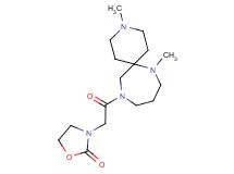 3-[2-(3,7-dimethyl-3,7,11-triazaspiro[5.6]dodec-11-yl)-2-oxoethyl]-1,3-oxazolidin-2-one