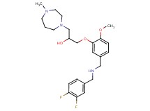 1-(5-{[(3,4-difluorobenzyl)amino]methyl}-2-methoxyphenoxy)-3-(4-methyl-1,4-diazepan-1-yl)-2-propanol