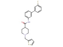 N-(3'-fluoro-3-biphenylyl)-1-(2-thienylmethyl)-4-piperidinecarboxamide