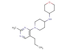1-(2-methyl-5-propylpyrimidin-4-yl)-N-(tetrahydro-2H-pyran-4-yl)piperidin-4-amine