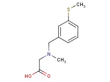 {methyl[3-(methylthio)benzyl]amino}acetic acid