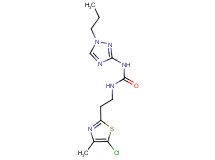N-[2-(5-chloro-4-methyl-1,3-thiazol-2-yl)ethyl]-N'-(1-propyl-1H-1,2,4-triazol-3-yl)urea
