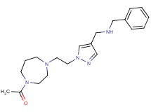 ({1-[2-(4-acetyl-1,4-diazepan-1-yl)ethyl]-1H-pyrazol-4-yl}methyl)benzylamine