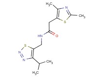 2-(2,4-dimethyl-1,3-thiazol-5-yl)-N-[(4-isopropyl-1,2,3-thiadiazol-5-yl)methyl]acetamide