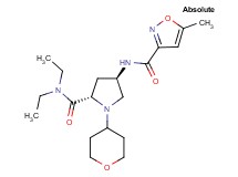 (4R)-N,N-diethyl-4-{[(5-methylisoxazol-3-yl)carbonyl]amino}-1-(tetrahydro-2H-pyran-4-yl)-L-prolinamide