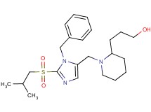 3-(1-{[1-benzyl-2-(isobutylsulfonyl)-1H-imidazol-5-yl]methyl}-2-piperidinyl)-1-propanol