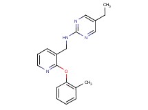 5-ethyl-N-{[2-(2-methylphenoxy)pyridin-3-yl]methyl}pyrimidin-2-amine