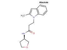 3-(2-methyl-1H-indol-1-yl)-N-[(3R)-tetrahydrofuran-3-yl]propanamide