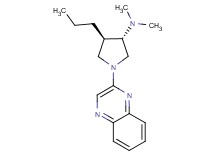 (3S*,4R*)-N,N-dimethyl-4-propyl-1-(2-quinoxalinyl)-3-pyrrolidinamine