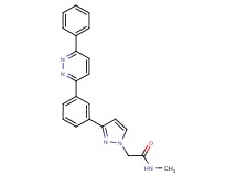 N-methyl-2-{3-[3-(6-phenyl-3-pyridazinyl)phenyl]-1H-pyrazol-1-yl}acetamide
