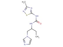 N-[1-(1H-imidazol-1-ylmethyl)propyl]-N'-(3-methyl-1,2,4-thiadiazol-5-yl)urea trifluoroacetate