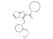 6-(1-azocanylcarbonyl)-5-{[2-(methoxymethyl)-1-piperidinyl]methyl}imidazo[2,1-b][1,3]thiazole