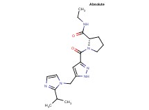 (2S)-N-ethyl-1-({5-[(2-isopropyl-1H-imidazol-1-yl)methyl]-1H-pyrazol-3-yl}carbonyl)pyrrolidine-2-carboxamide