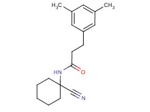 N-(1-cyanocyclohexyl)-3-(3,5-dimethylphenyl)propanamide