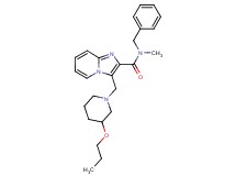 N-benzyl-N-methyl-3-[(3-propoxy-1-piperidinyl)methyl]imidazo[1,2-a]pyridine-2-carboxamide