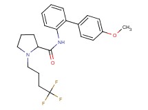 N-(4'-methoxy-2-biphenylyl)-1-(4,4,4-trifluorobutyl)prolinamide