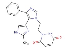 1-[2-(2-methyl-5'-phenyl-1H,3'H-4,4'-biimidazol-3'-yl)ethyl]-1,2-dihydropyridazine-3,6-dione