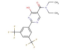 2-[3,5-bis(trifluoromethyl)phenyl]-N,N-diethyl-4-hydroxypyrimidine-5-carboxamide