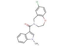 7-chloro-4-[(1-methyl-1H-indol-3-yl)carbonyl]-2,3,4,5-tetrahydro-1,4-benzoxazepine