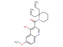 3-[(2,2-diallyl-1-piperidinyl)carbonyl]-6-methoxy-4-quinolinol