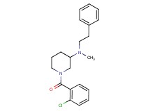 1-(2-chlorobenzoyl)-N-methyl-N-(2-phenylethyl)-3-piperidinamine