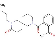 8-(2-acetylbenzoyl)-2-butyl-2,8-diazaspiro[5.5]undecan-3-one