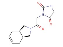 3-{2-[(3aR*,7aS*)-1,3,3a,4,7,7a-hexahydro-2H-isoindol-2-yl]-2-oxoethyl}-2,4-imidazolidinedione