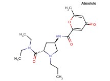 (4R)-N,N-diethyl-4-{[(6-methyl-4-oxo-4H-pyran-2-yl)carbonyl]amino}-1-propyl-L-prolinamide