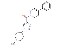 (cis-4-{4-[(4-phenyl-3,6-dihydropyridin-1(2H)-yl)carbonyl]-1H-1,2,3-triazol-1-yl}cyclohexyl)amine
