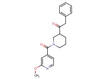 1-[1-(2-methoxyisonicotinoyl)-3-piperidinyl]-2-phenylethanone