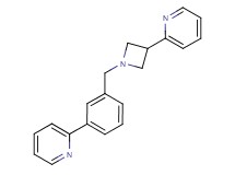 2-(3-{[3-(2-pyridinyl)-1-azetidinyl]methyl}phenyl)pyridine