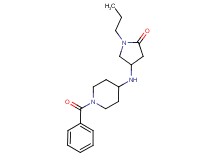 4-[(1-benzoylpiperidin-4-yl)amino]-1-propylpyrrolidin-2-one
