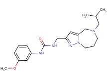 N-[(5-isobutyl-5,6,7,8-tetrahydro-4H-pyrazolo[1,5-a][1,4]diazepin-2-yl)methyl]-N'-(3-methoxyphenyl)urea