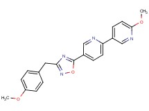 6'-methoxy-5-[3-(4-methoxybenzyl)-1,2,4-oxadiazol-5-yl]-2,3'-bipyridine