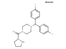 1-[bis(4-fluorophenyl)methyl]-4-D-prolylpiperazine dihydrochloride